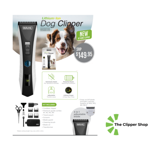 WAHL Lithium-Ion Cord/Cordless Dog Clipper
