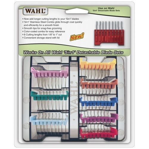 Wahl Set of 8 Metal Attachment Comb Guides for 5 in 1 Blade